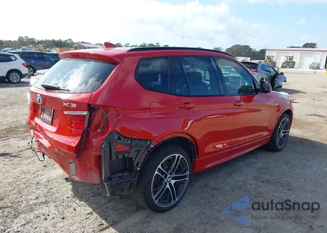 2017 BMW X3 xDrive35I z USA, uszkodzony, nr VIN 5UXWX7C53H0S19020